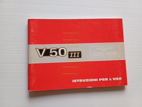 Moto Guzzi V50 III 1984 manuale uso manutenzione libretto italiano …