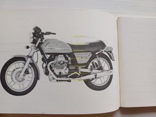 Moto Guzzi V50 III 1984 manuale uso manutenzione libretto italiano …