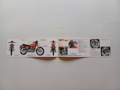 Moto Guzzi V50 III depliant italiano originale