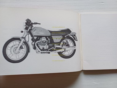 Moto Guzzi V50 III manuale uso manutenzione libretto italiano originale