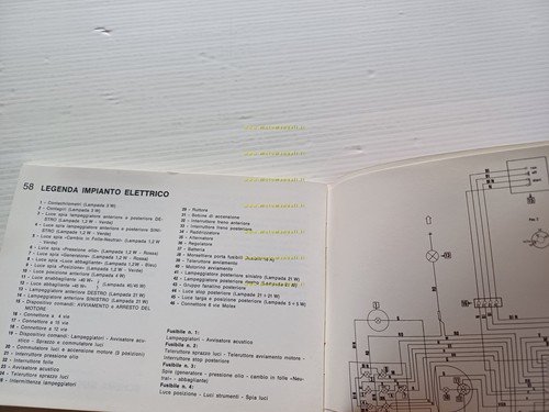 Moto Guzzi V50 III manuale uso manutenzione libretto italiano originale