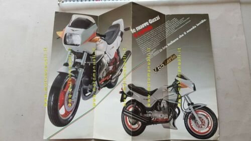 Moto Guzzi V65 Lario 1984 depliant originale italiano brochure