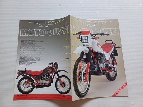 Moto Guzzi V65 TT 1985 depliant italiano originale