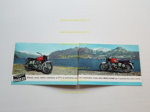 Moto Guzzi V7 700 1967 depliant italiano originale