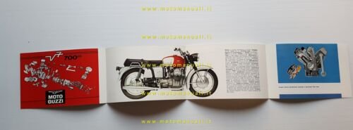 Moto Guzzi V7 700 1967 depliant italiano originale