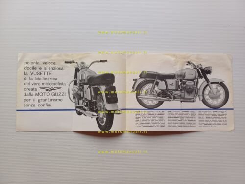 Moto Guzzi V7 700 1967 depliant originale italiano