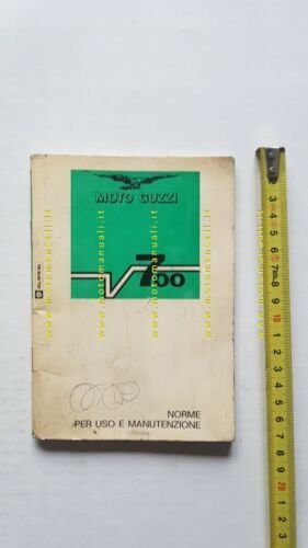 Moto Guzzi V7 700 1971 manuale uso manutenzione originale owner's …