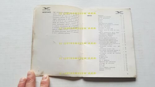 Moto Guzzi V7 700 1971 manuale uso manutenzione originale owner's …
