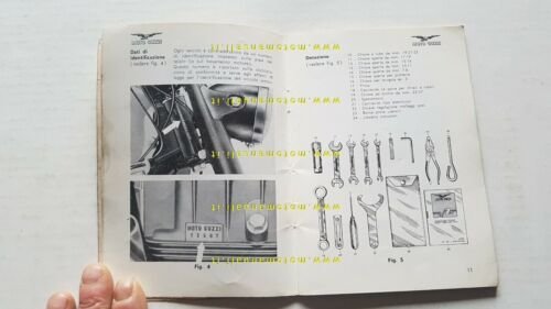 Moto Guzzi V7 700 1971 manuale uso manutenzione originale owner's …