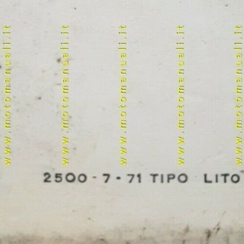 Moto Guzzi V7 700 1971 manuale uso manutenzione originale owner's …