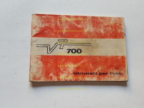 Moto Guzzi V7 700 1975 manuale uso manutenzione libretto italiano …