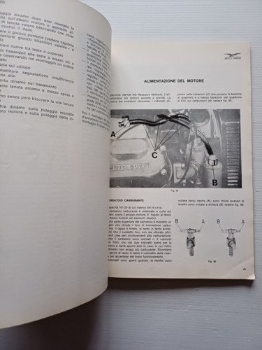 Moto Guzzi V7 700 1a serie 1968 manuale officina originale …