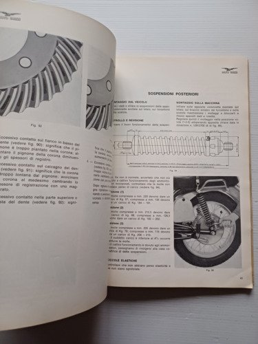 Moto Guzzi V7 700 1a serie 1968 manuale officina originale …