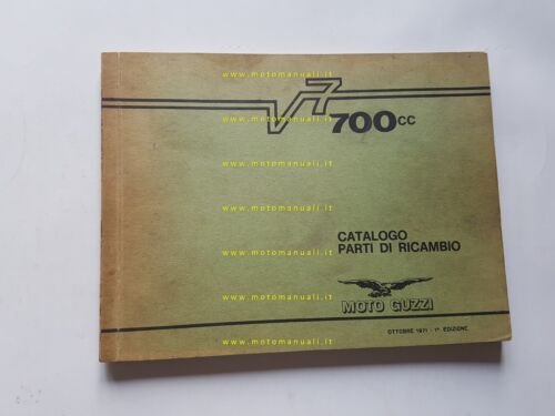 Moto Guzzi V7 700 catalogo ricambi originale spare parts catalog