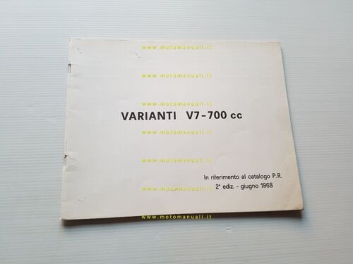 Moto Guzzi V7 700 VARIANTI catalogo ricambi