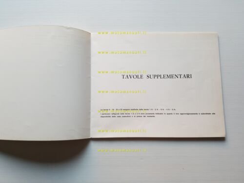 Moto Guzzi V7 700 VARIANTI catalogo ricambi