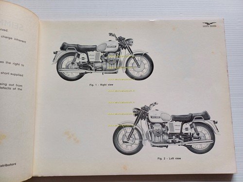 Moto Guzzi V7 750 Ambassador 1970 catalogo ricambi originale
