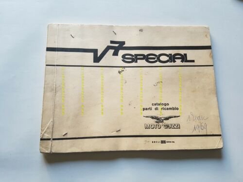 Moto Guzzi V7 750 Special 1969 catalogo ricambi originale spare …