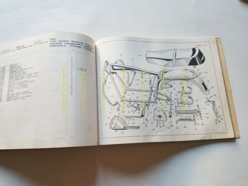 Moto Guzzi V7 750 Special 1969 catalogo ricambi originale spare …