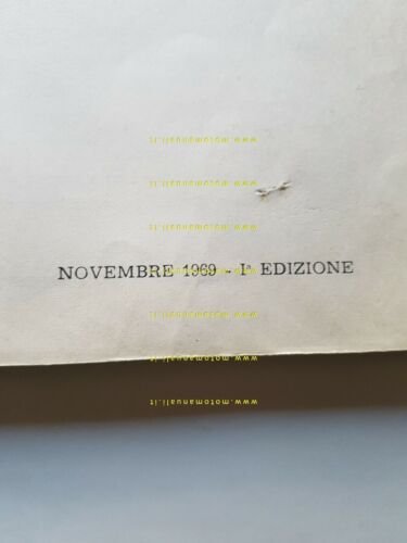 Moto Guzzi V7 750 Special 1969 catalogo ricambi originale spare …