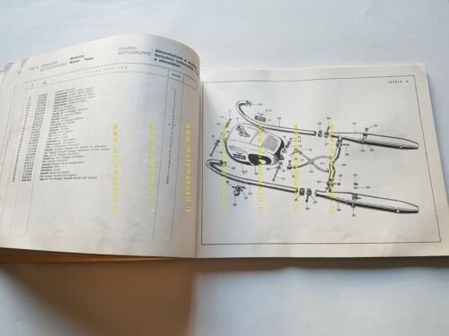 Moto Guzzi V7 750 Special 1969 catalogo ricambi originale spare …