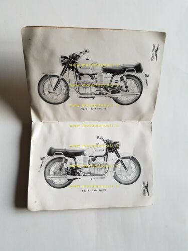 Moto Guzzi V7 750 Special 1969 manuale uso manutenzione originale …