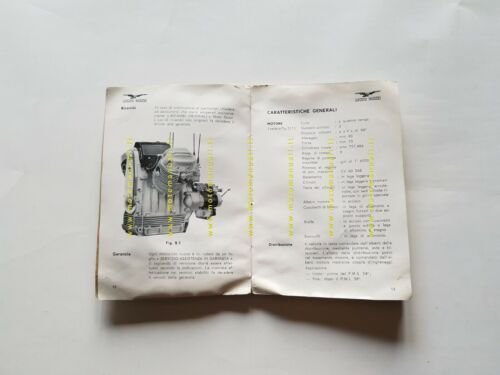 Moto Guzzi V7 750 Special 1969 manuale uso manutenzione originale …