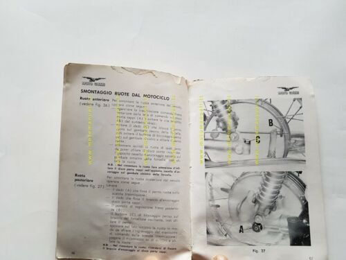 Moto Guzzi V7 750 Special 1969 manuale uso manutenzione originale …