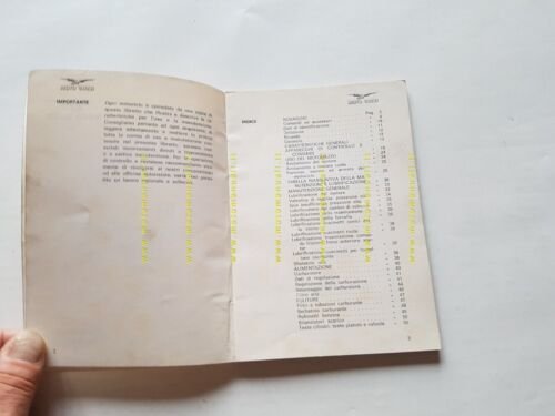 Moto Guzzi V7 850 GT 1972 manuale uso manutenzione libretto …