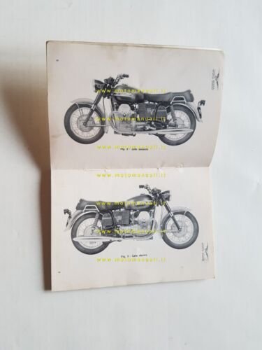 Moto Guzzi V7 850 GT 1972 manuale uso manutenzione libretto …