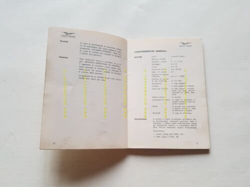 Moto Guzzi V7 850 GT 1972 manuale uso manutenzione libretto …