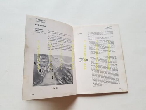Moto Guzzi V7 850 GT 1972 manuale uso manutenzione libretto …