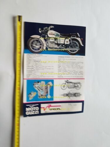 Moto Guzzi V7 Special 750 1969 depliant italiano originale