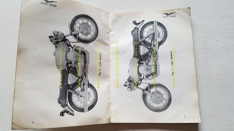 Moto Guzzi V7 Sport 1972 manuale uso libretto originale italiano …