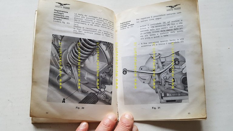 Moto Guzzi V7 Sport 1972 manuale uso libretto originale italiano …