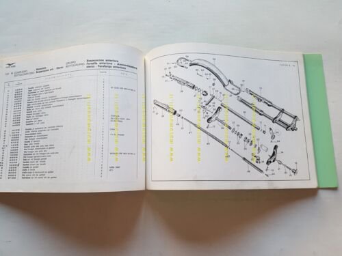 Moto Guzzi V7 Sport 750 1972 catalogo ricambi originale spare …