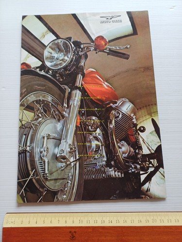 Moto Guzzi V7 Sport 750 1973 depliant originale italiano
