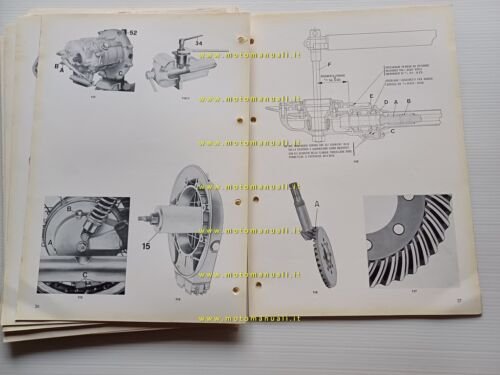 Moto Guzzi V7 Sport-750 S-850 T 1974 manuale officina originale …