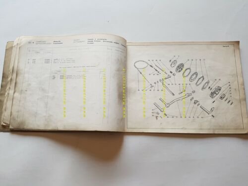 Moto Guzzi Zigolo 110 1963 catalogo ricambi ORIGINALE spare parts …