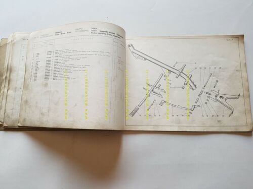 Moto Guzzi Zigolo 110 1963 catalogo ricambi ORIGINALE spare parts …