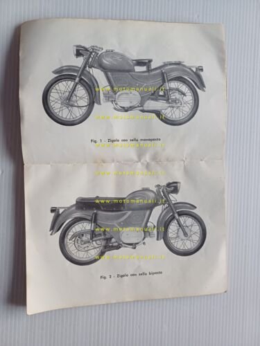 Moto Guzzi Zigolo 110 1963 manuale uso manutenzione libretto originale