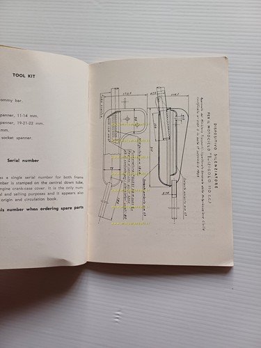 Moto Guzzi Zigolo 110 1964 manuale uso manutenzione originale TESTO …