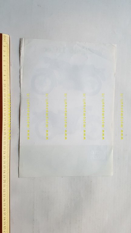 Moto Guzzi Zigolo 110 1965 depliant originale italiano brochure prospekt