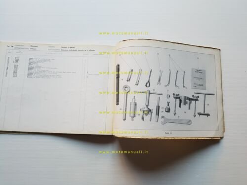 Moto Guzzi Zigolo 98 2a Serie 1958 catalogo ricambi originale