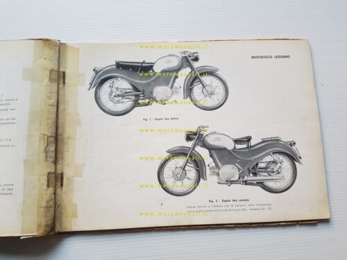 Moto Guzzi Zigolo 98 2a Serie 1958 catalogo ricambi originale