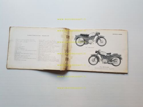 Moto Guzzi Zigolo 98 2a Serie 1958 catalogo ricambi originale