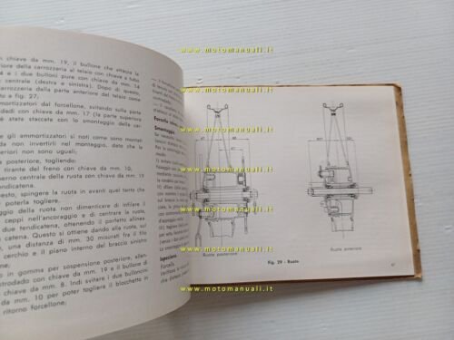 Moto Guzzi Zigolo 98 2a Serie 1958 catalogo ricambi originale