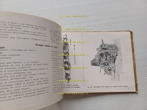 Moto Guzzi Zigolo 98 2a Serie 1958 catalogo ricambi originale