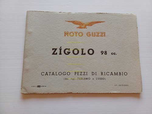 Moto Guzzi Zigolo 98 Turismo - Lusso 1955 catalogo ricambi …