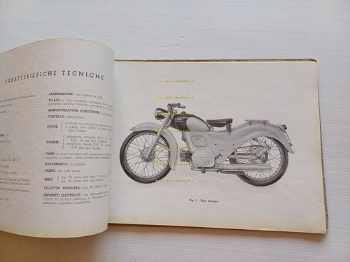 Moto Guzzi Zigolo 98 Turismo - Lusso 1955 catalogo ricambi …
